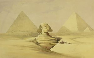 Le Grand Sphinx et les Pyramides de Gizeh, d